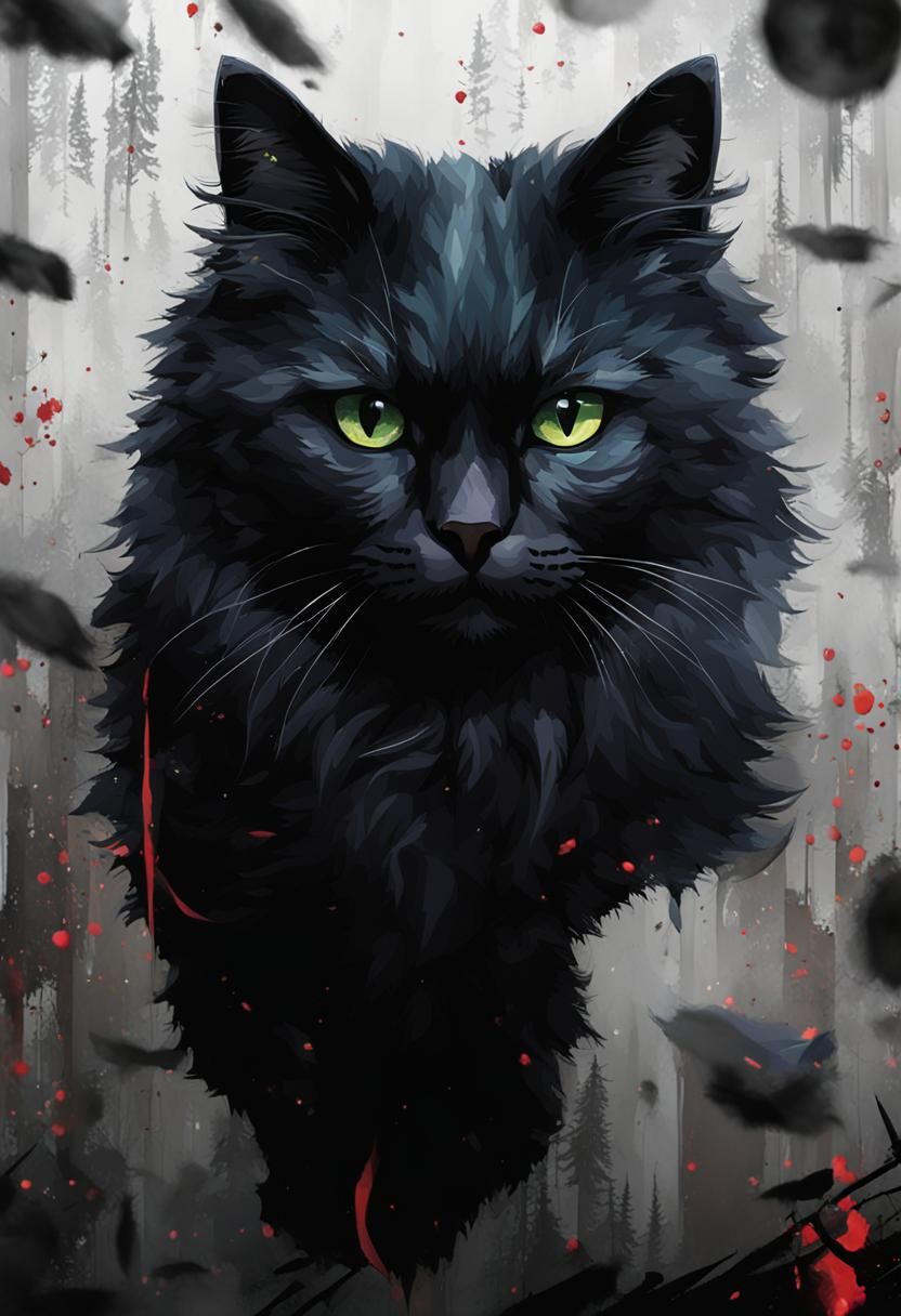 Simple AI-Generated Cat Image