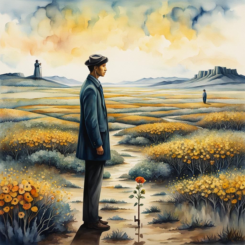 Surreal Memories: A Watercolor Journey Through Time