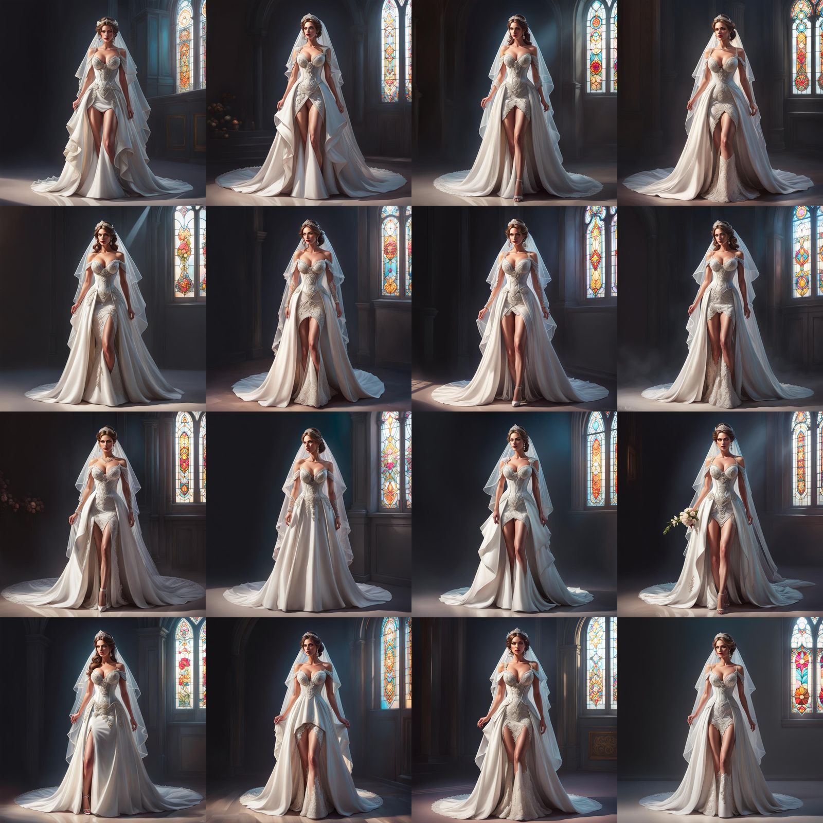 Beautiful Bride in Hyperdetailed Digital Art