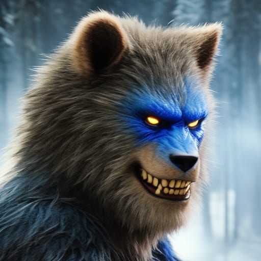 Marvel's Beast CGI Character Portrait