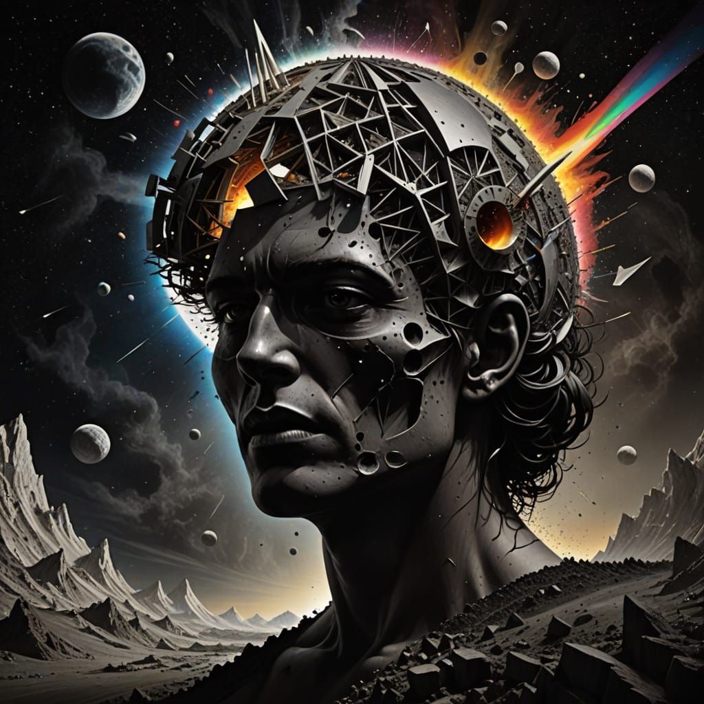 Cosmic Encounter on the Dark Side of the Moon