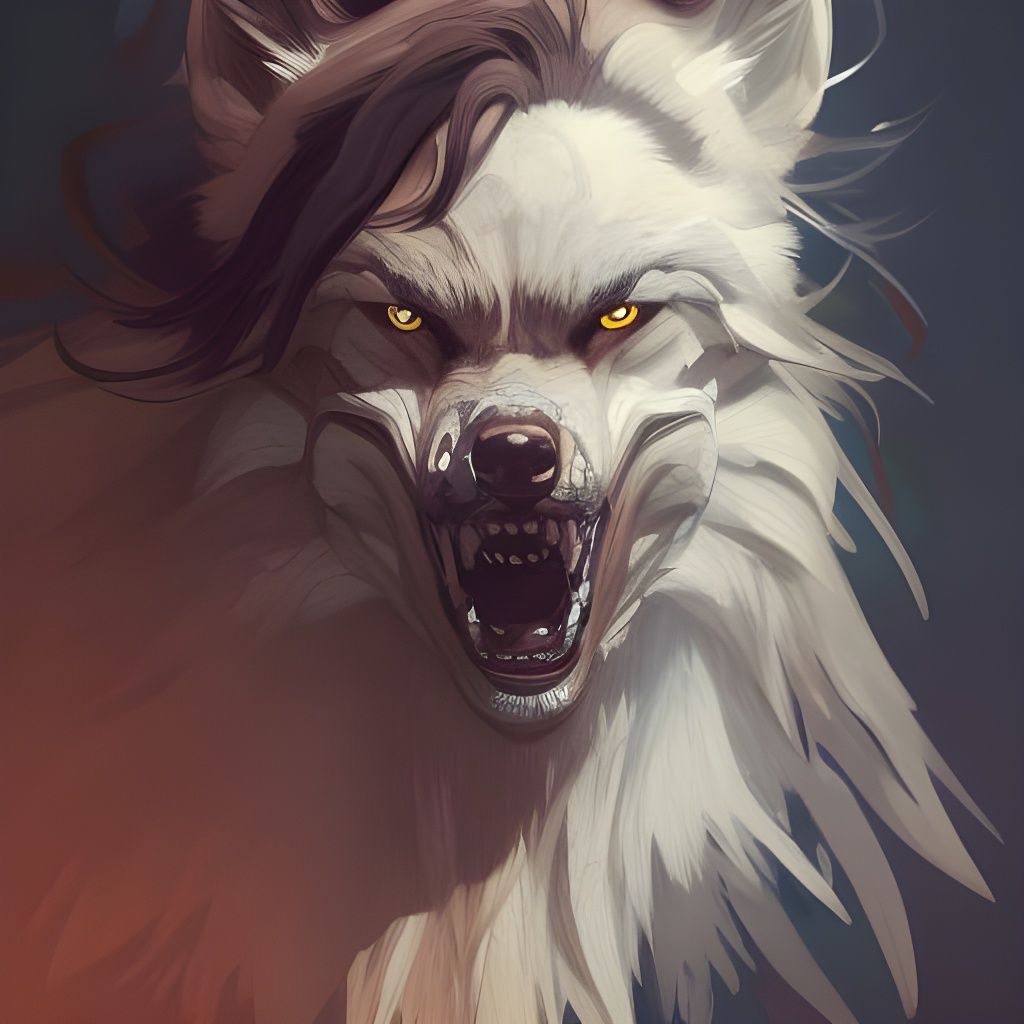 Hyperdetailed Werewolf Portrait in Trending Art Style