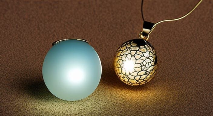 Moon Stone Orb on Stargazing Platform in 8k