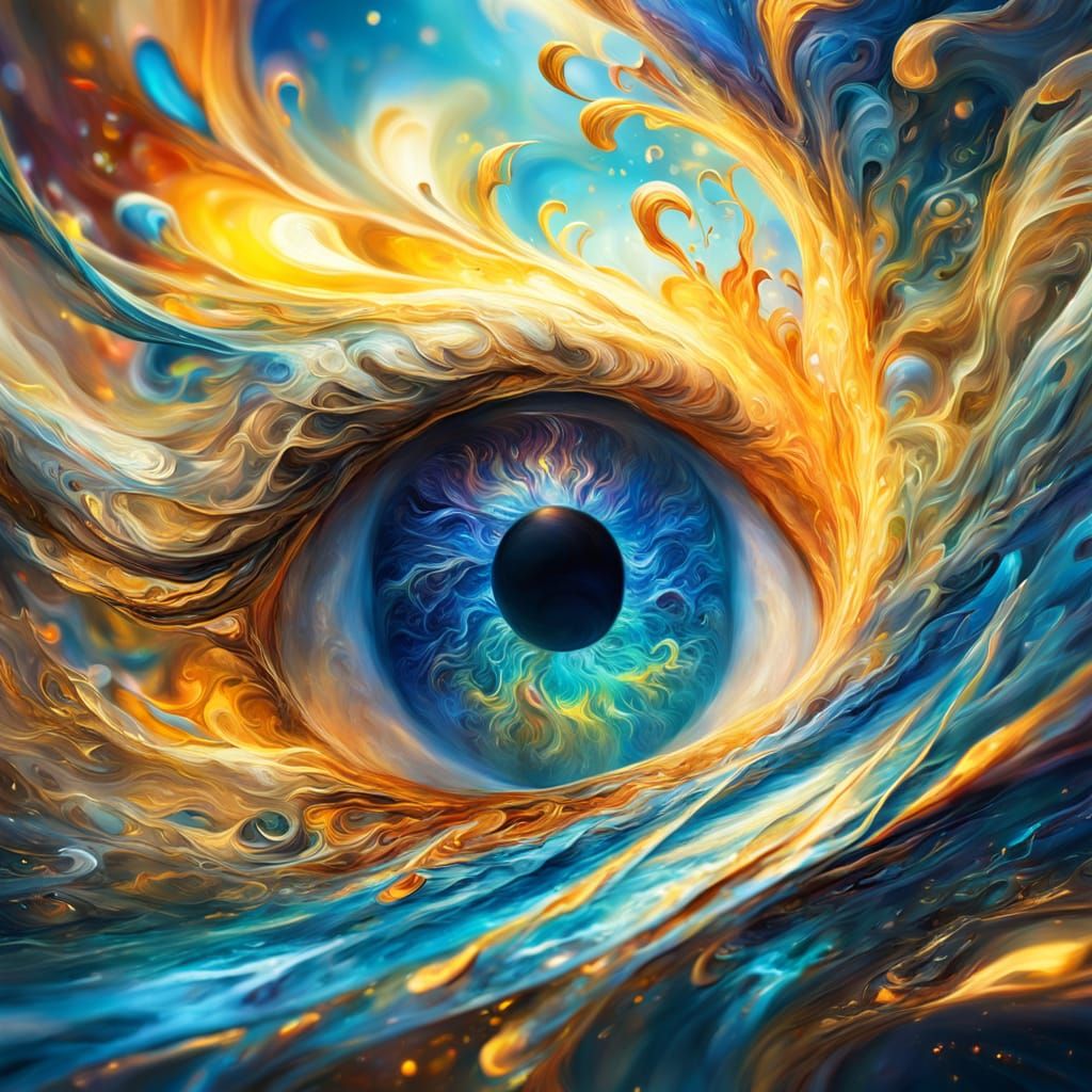 Radiant Being Shines in Surreal Macro Close-Up