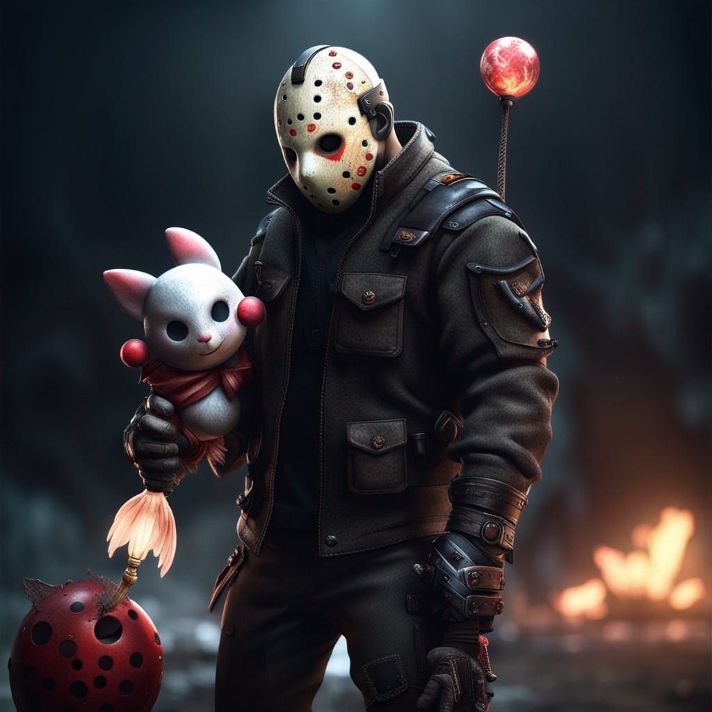 Jason Voorhees in Final Fantasy 16 Style