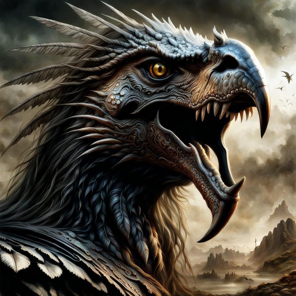 "Physornis" Prehistoric TERROR BIRD,