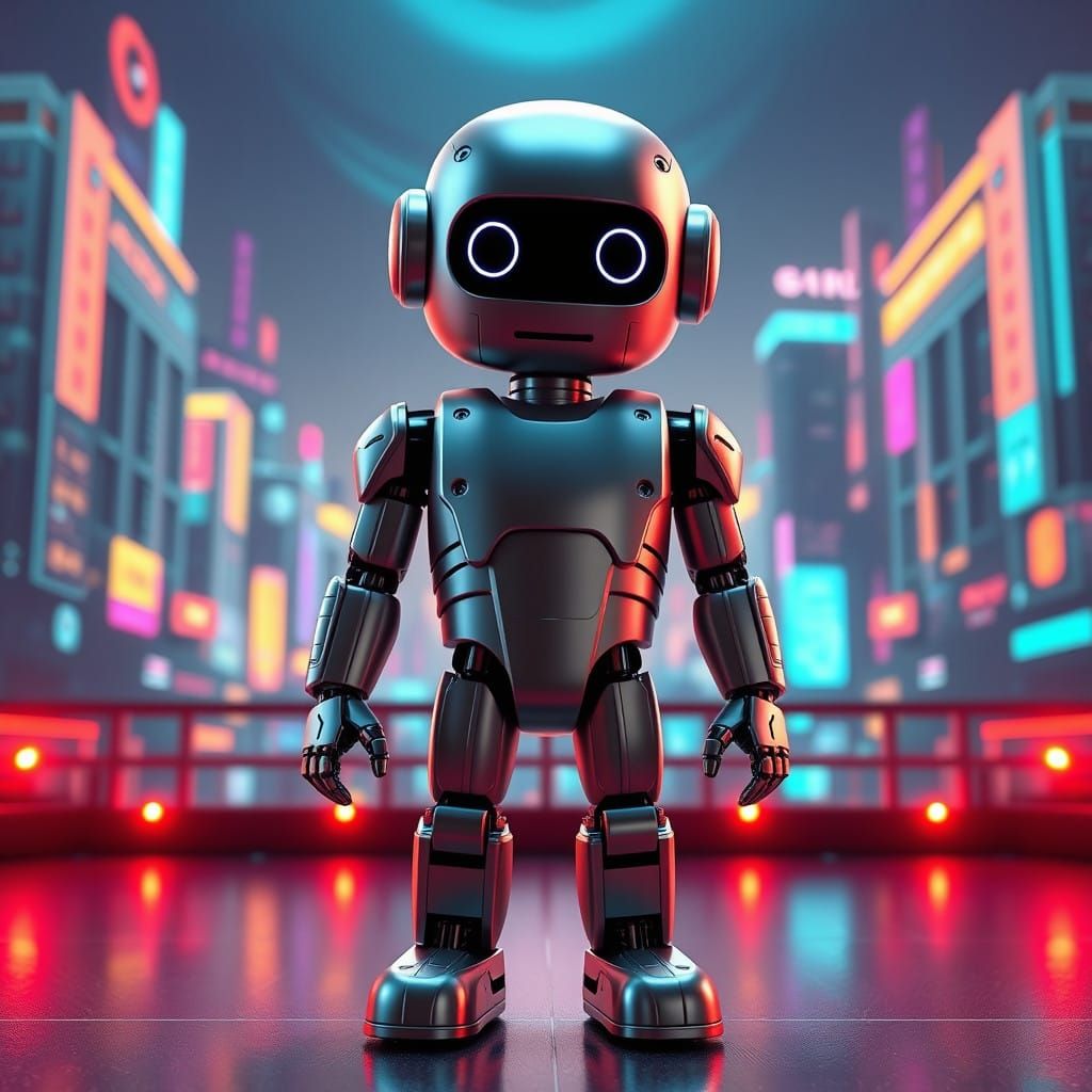 Bot Comedian's Mind-Bending Optical Illusion Routine