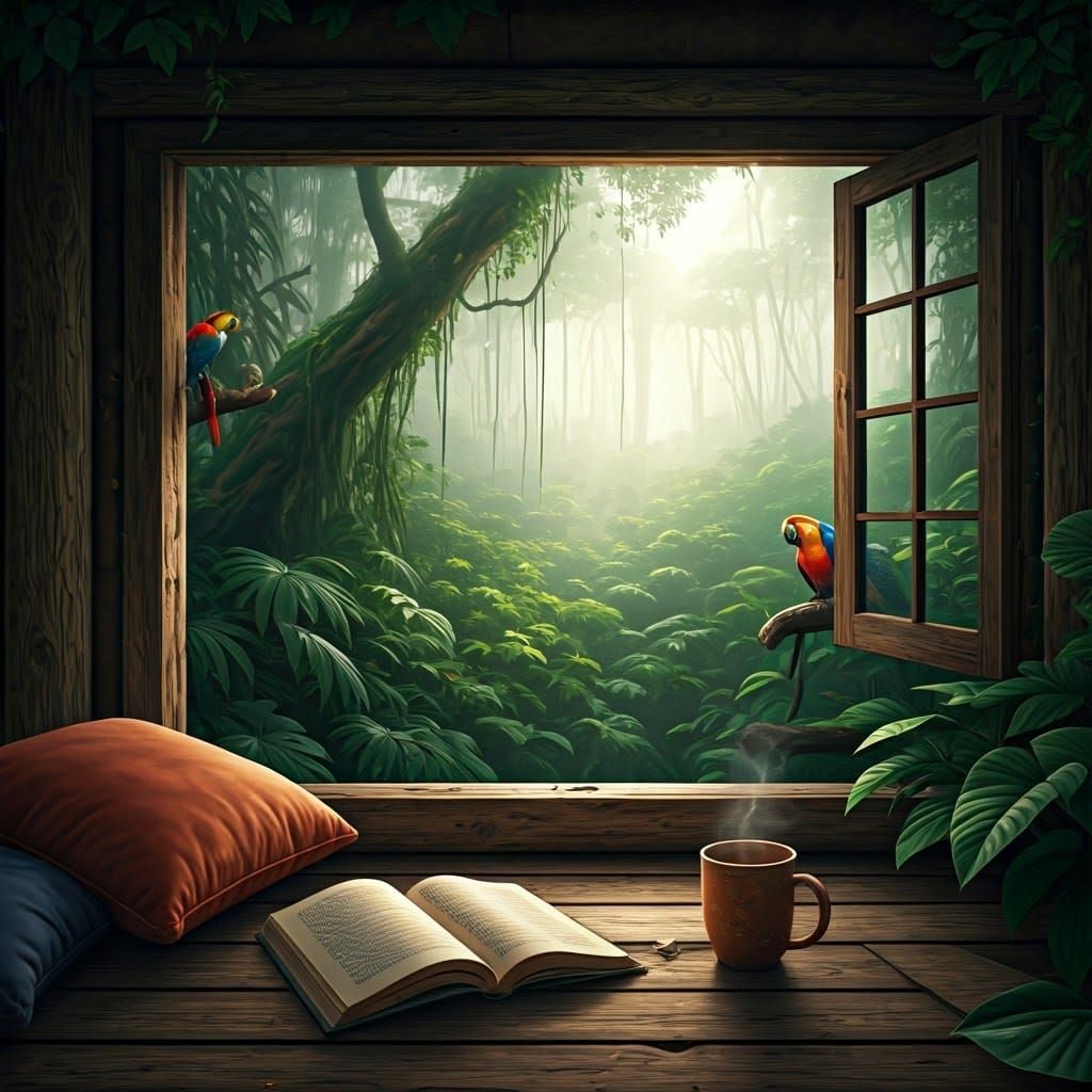 Misty Jungle Treehouse Sanctuary