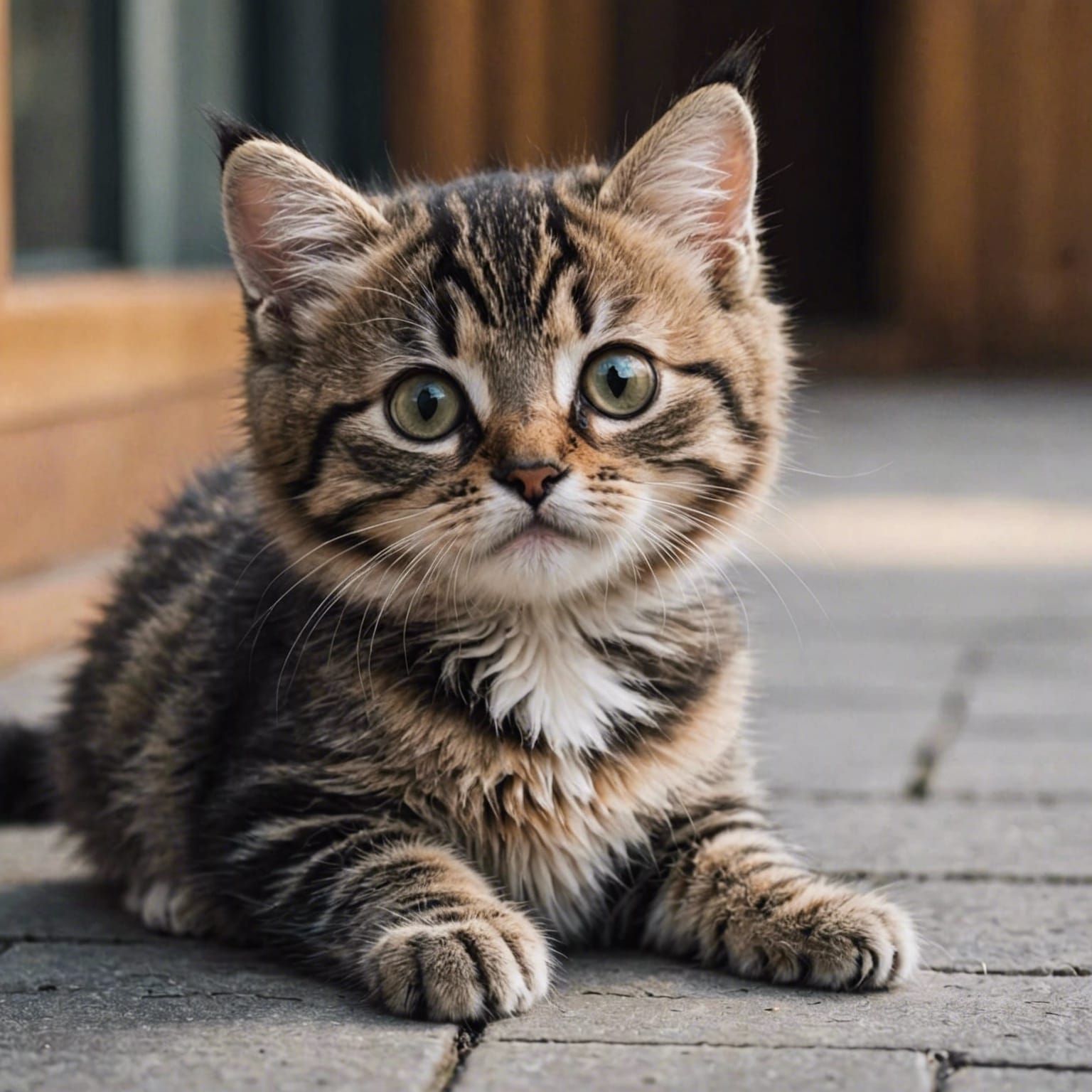 An Adorable Cat Generated by AI