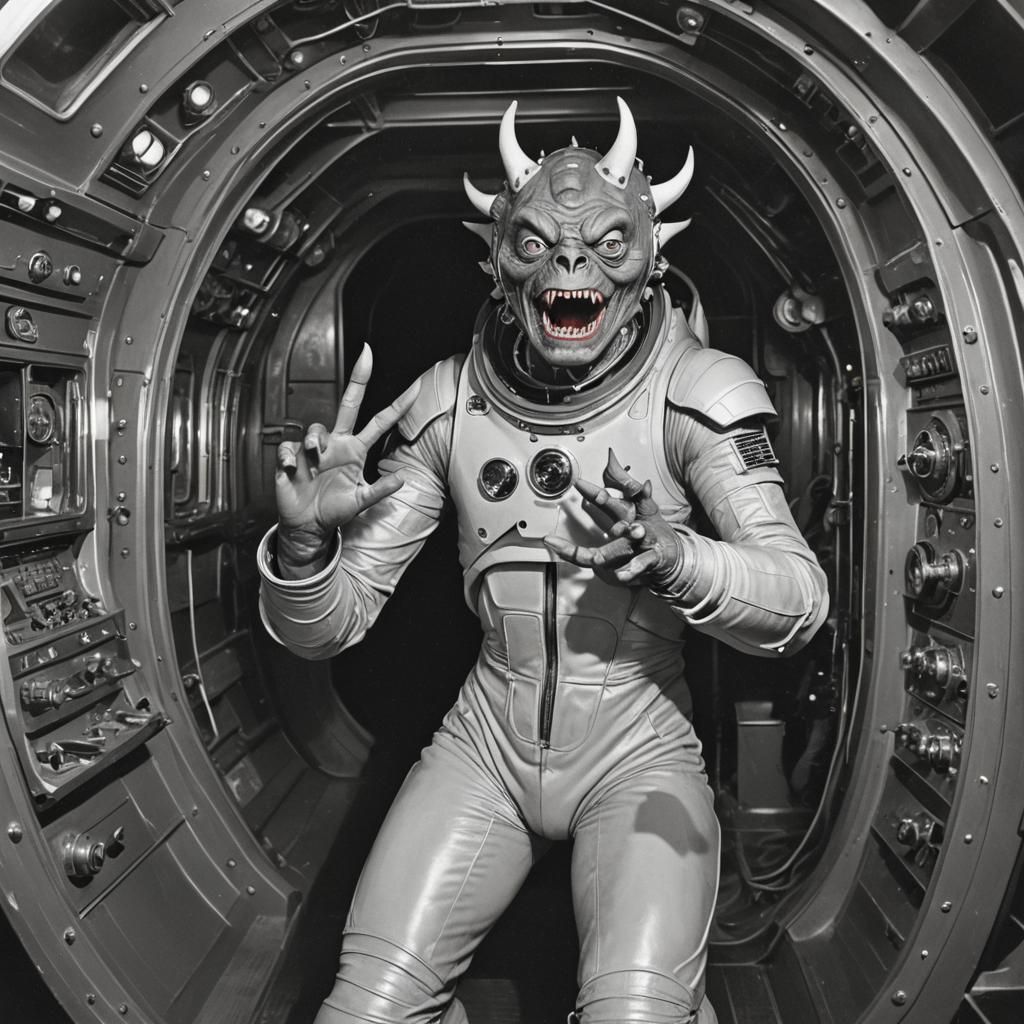 Spaceman Turns Into Monster