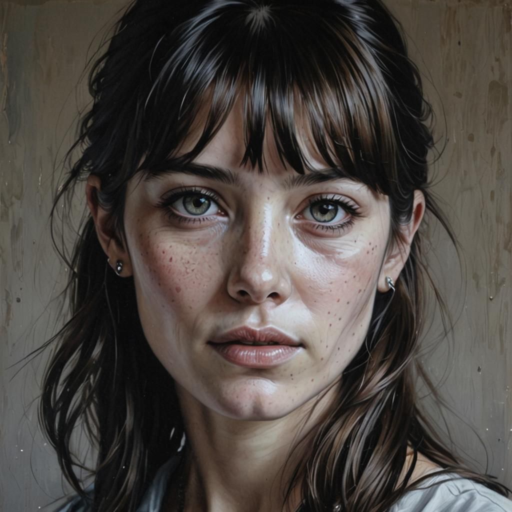 Realistic Painted Portrait