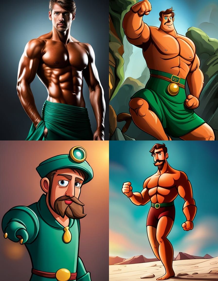 Gumby Hercules Fusion: A Whimsical Mashup