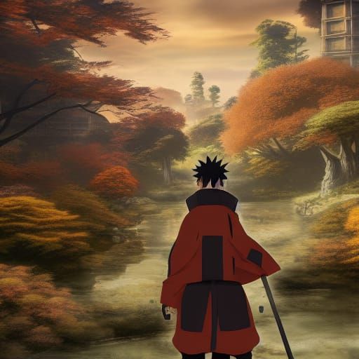 Naruto as Detailed Matte Painting in 8k