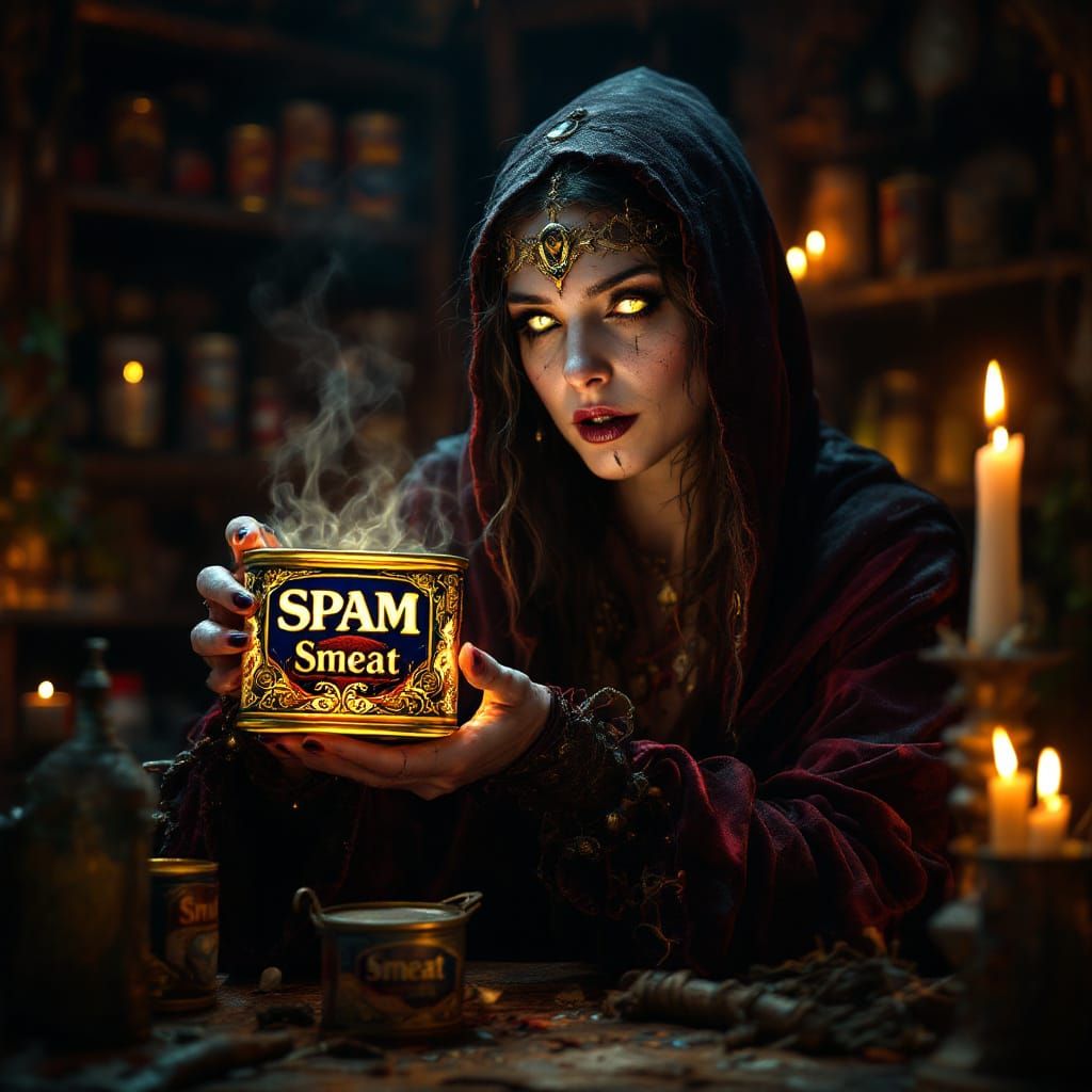Sorceress and the Mystical Spam Can