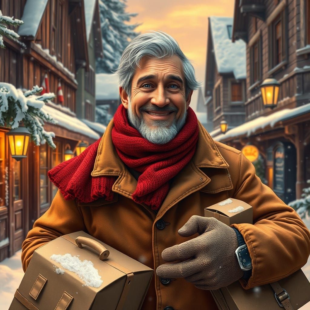 Warm Winter Delivery in Cozy Americana Style