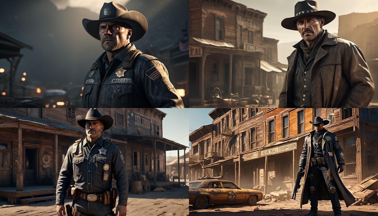 Randy Thompson as U.S. Marshal in 3D