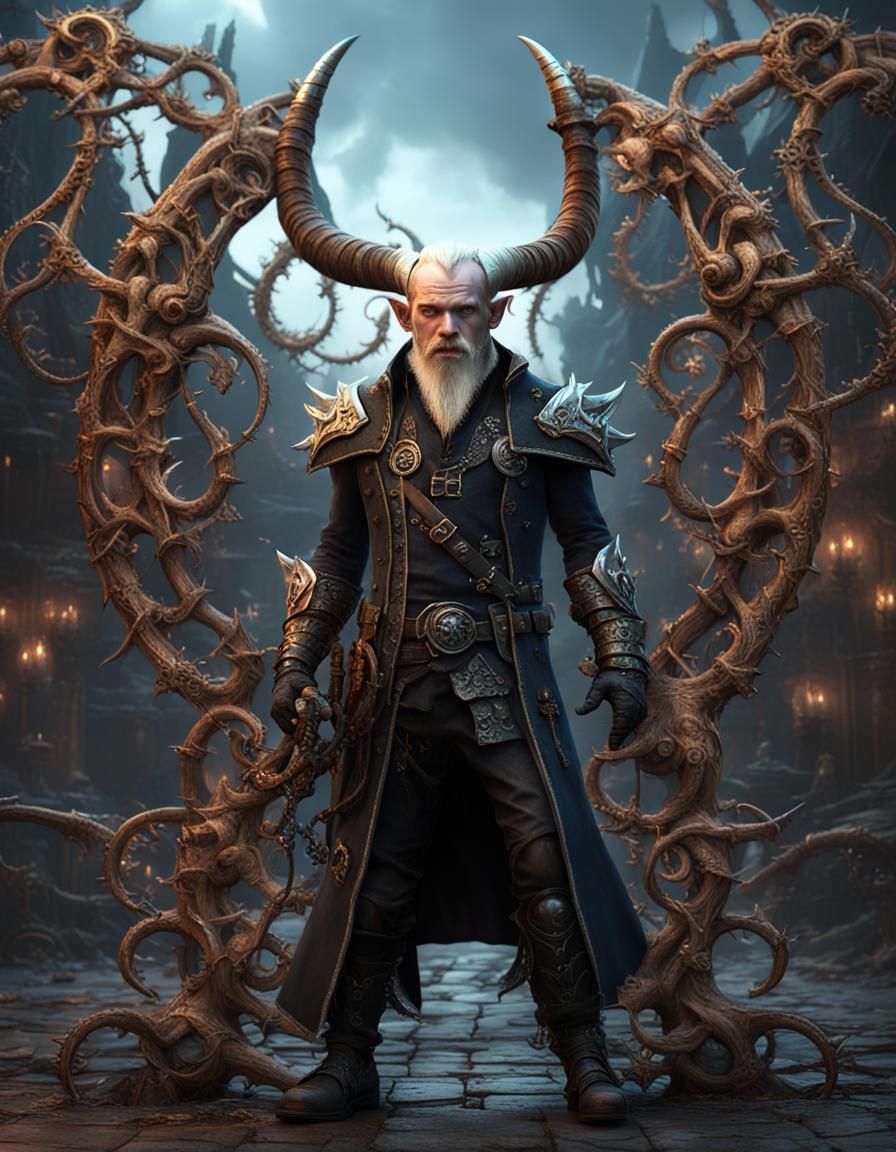 Viking Pirate Punk with Mechanical Details