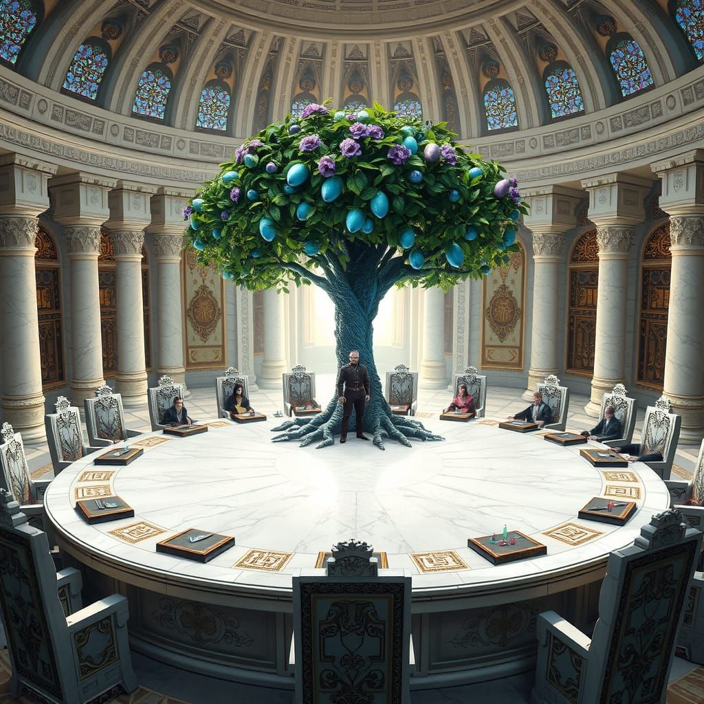 Ethereal Council Chamber in Ancient Dwemer Style