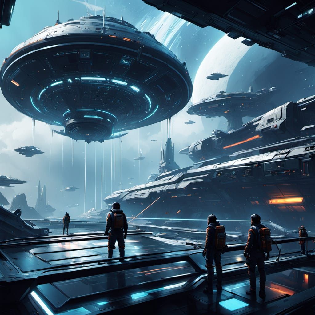 Starship Explorers in Wormhole: Cinematic Sci-Fi