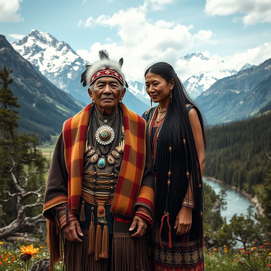 indigenous couple
