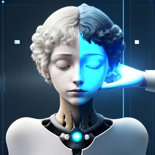 newfound sentience and the prejudice you might face from both humans and other digital refugees