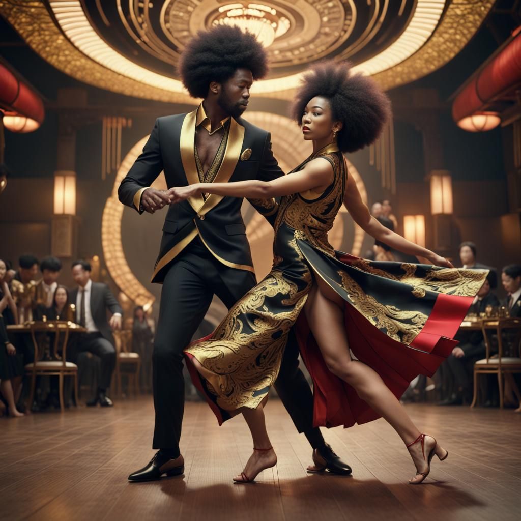 Dancing Couple: Detailed Matte Painting in Unreal Engine