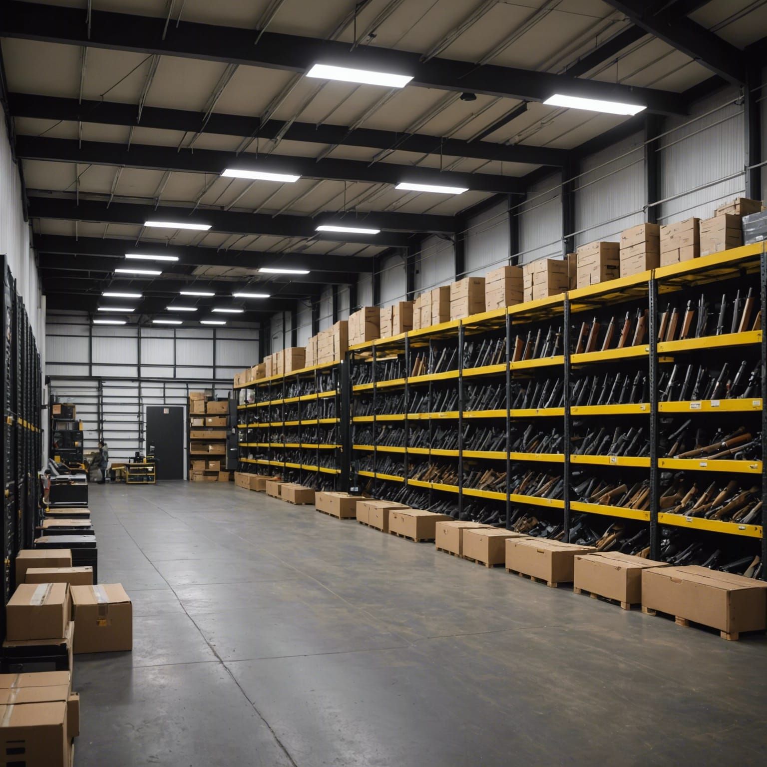 Secure Gun Armory: Storage and Maintenance Facility