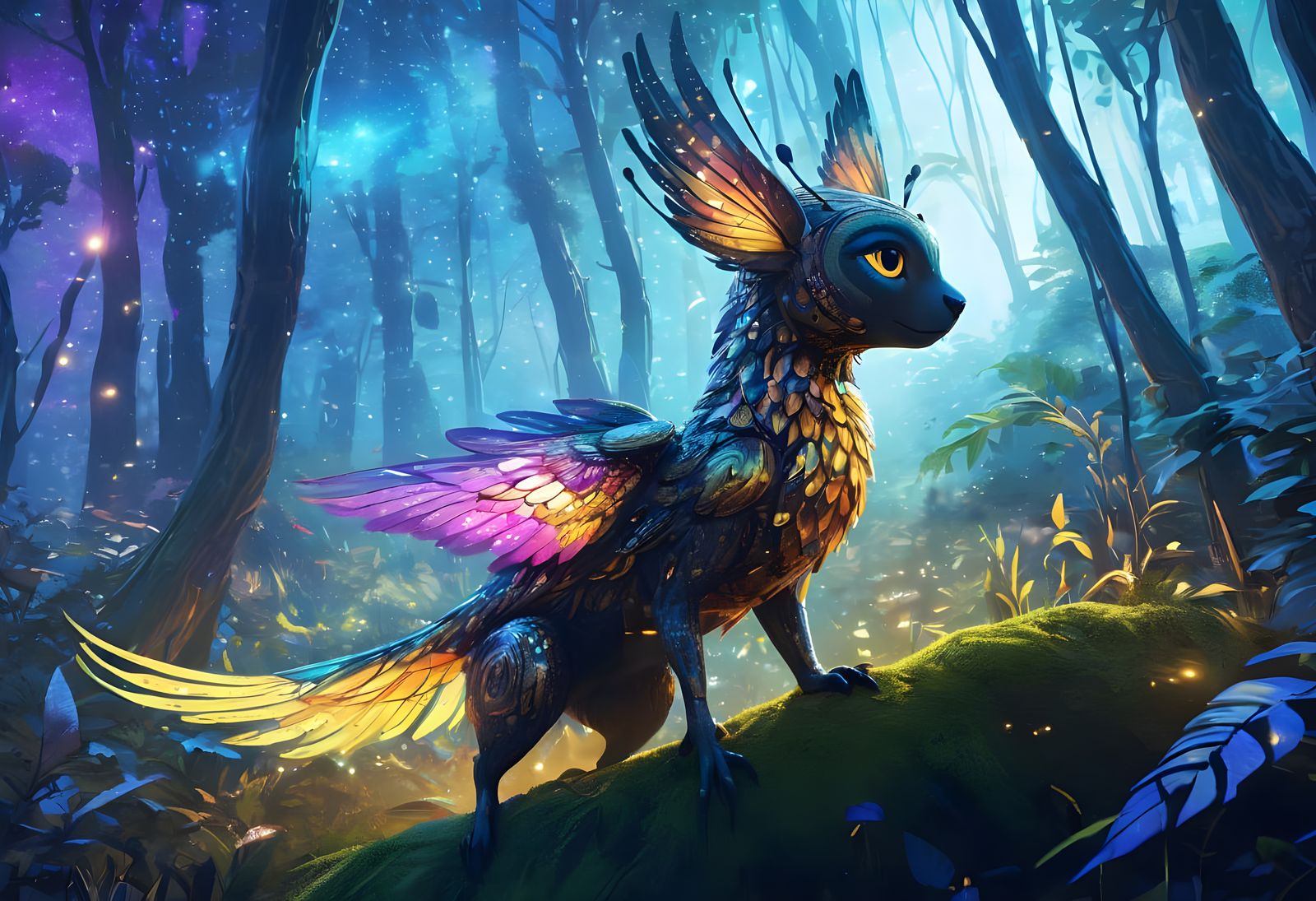 Dynamic Light and Shadow: A Vibrant Composition