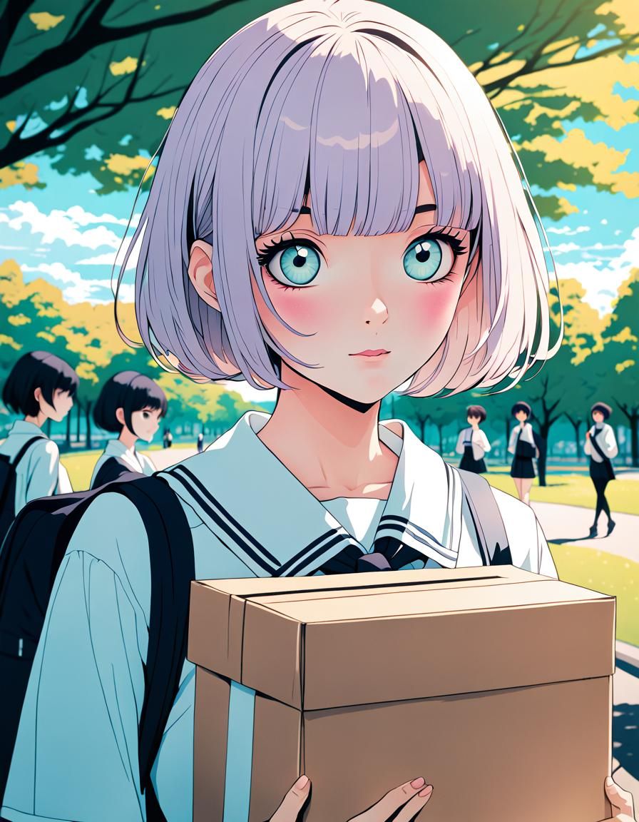 Luna brings in a surprise for her school friends.