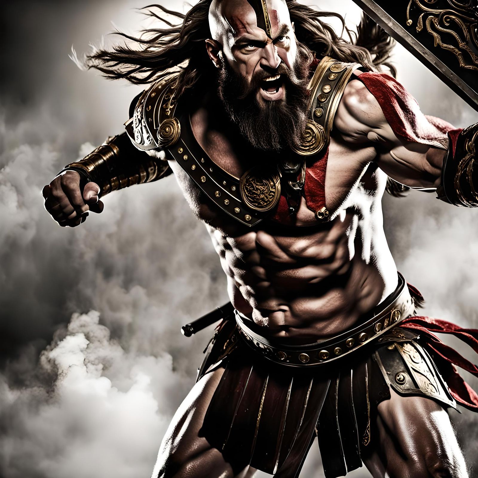 Ares: God of War in Surrealist Photo Series