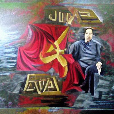 Detailed Acrylic Portrait Painting