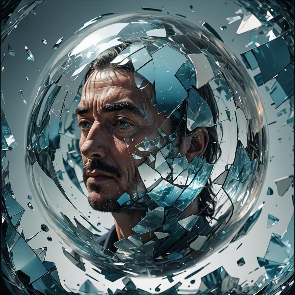 Surreal Reflections of Identity Fragmentation in Digital Art