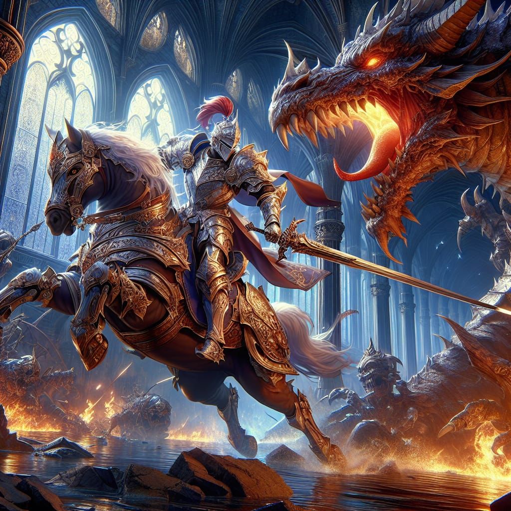 The knight and the weredragon II