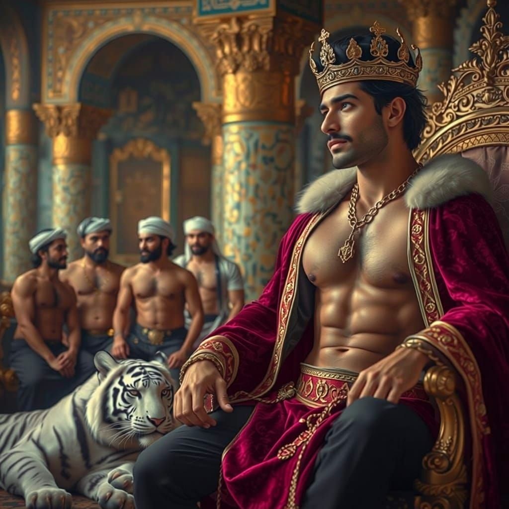 KING AND HIS TIGER ③