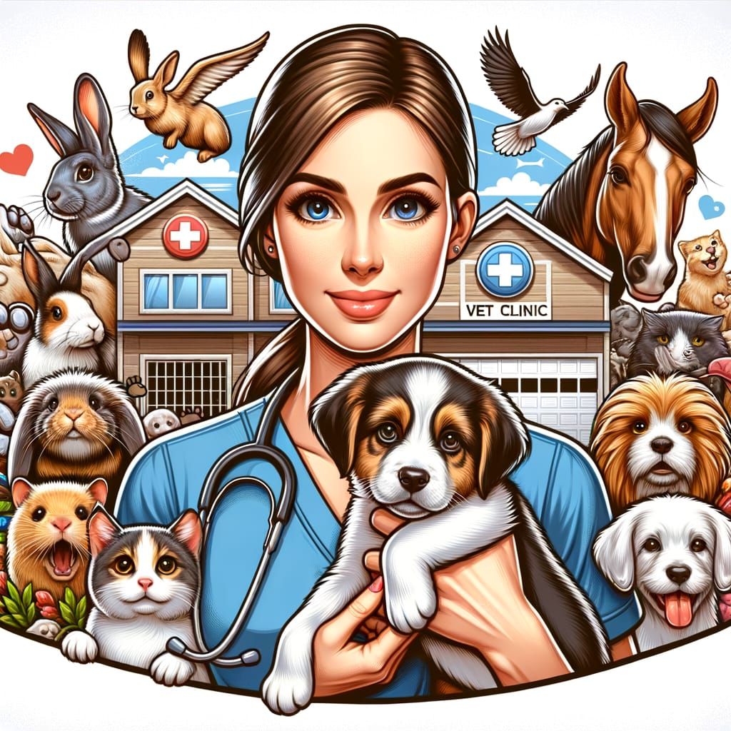 Veterinarian and Pets Logo Design