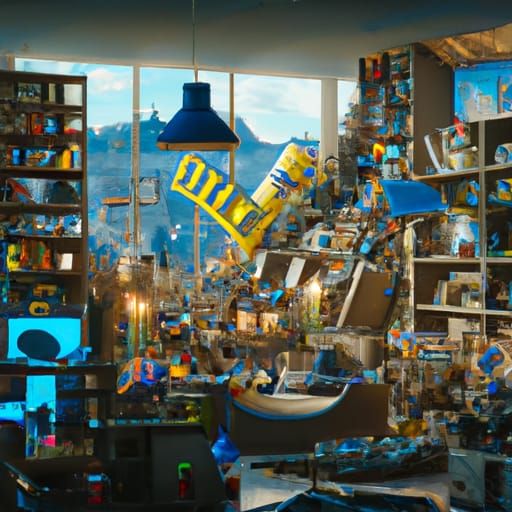 Infinite IKEA: A Fantastical Digital Painting