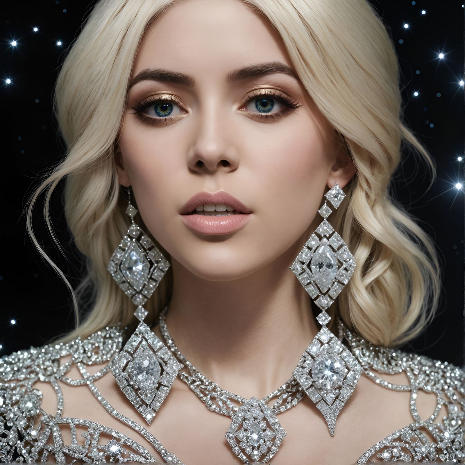 Upscaled Style Transfer Creation with Inpainting