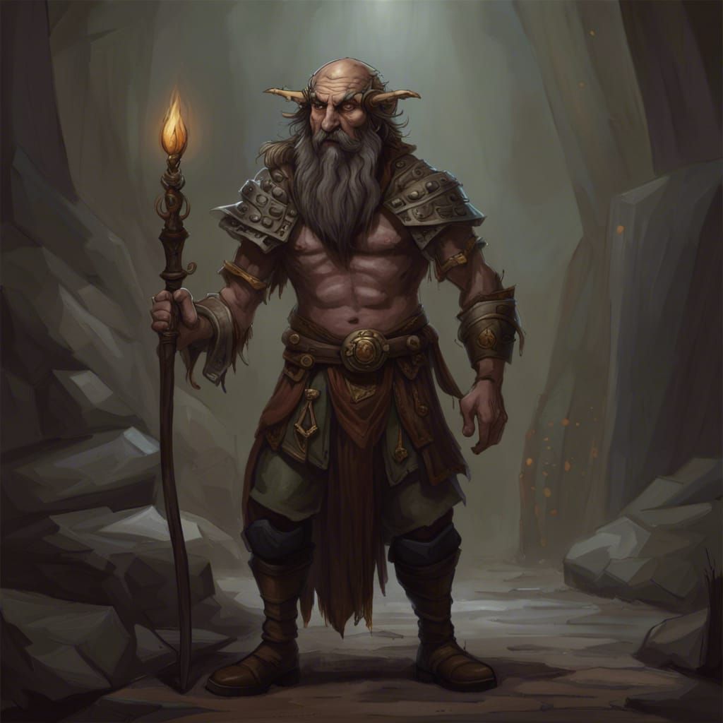 AI Generated Image of a Dwelf