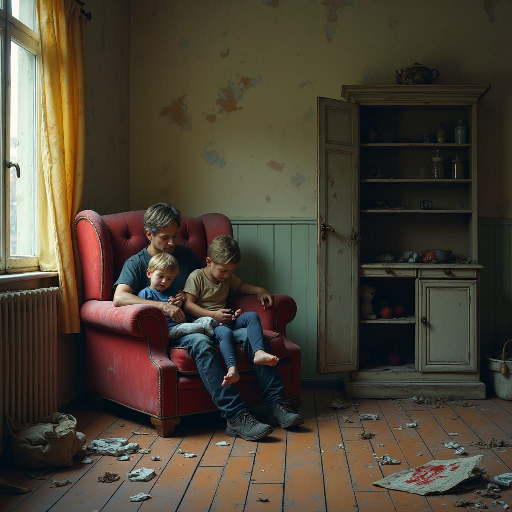 Desperate Christmas in a Shabby Home