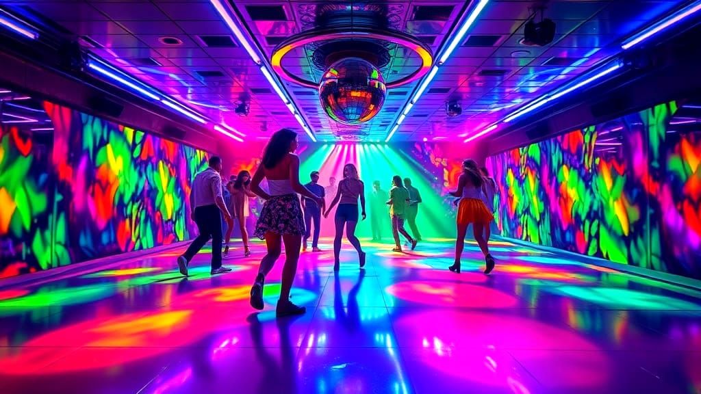 70's Disco dance floor !