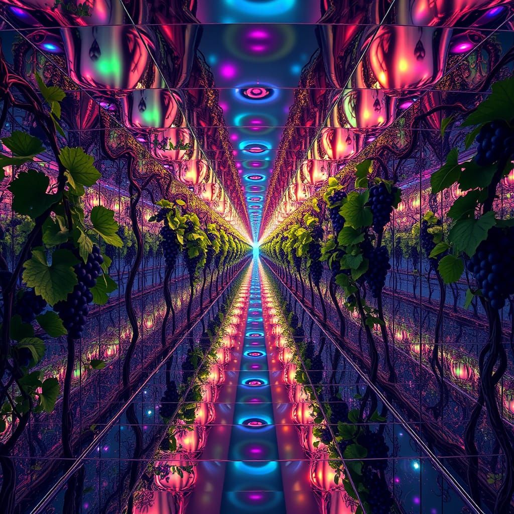 Grylith's Endless Mirror Vineyard in Psychedelic Sci-Fi