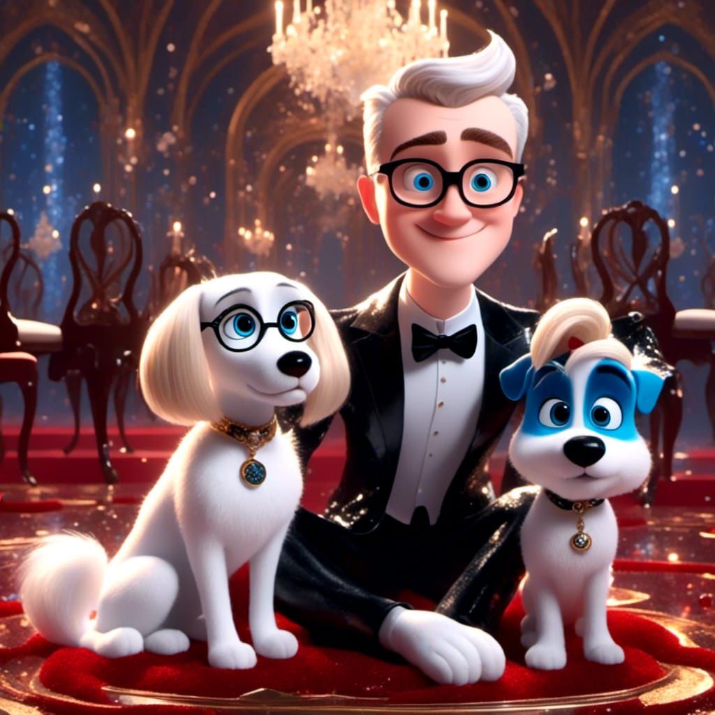 <lora:cyberpunkheaven:1.0> Mr. Peabody and Sherman