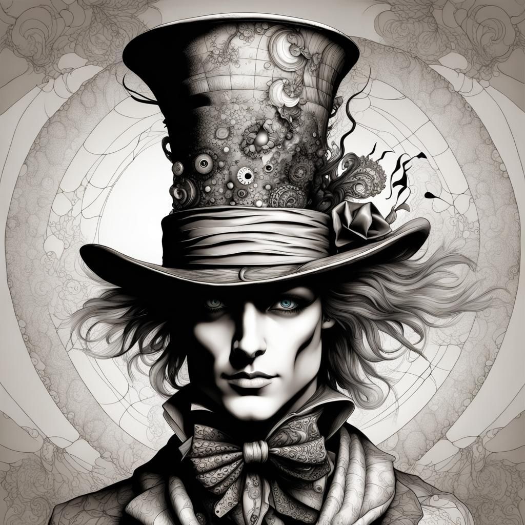 Mad Hatter in Luis Royo Style