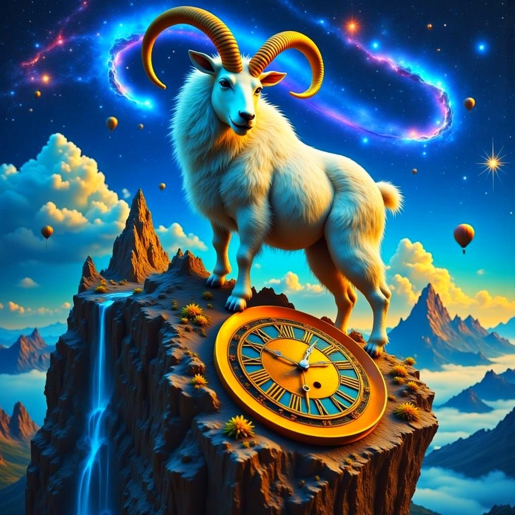 Celestial Capricorn: Majestic Goat of the Cosmos