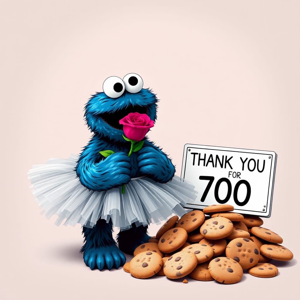 Cookie Monster's Thank You: A Pop Art Screen Print