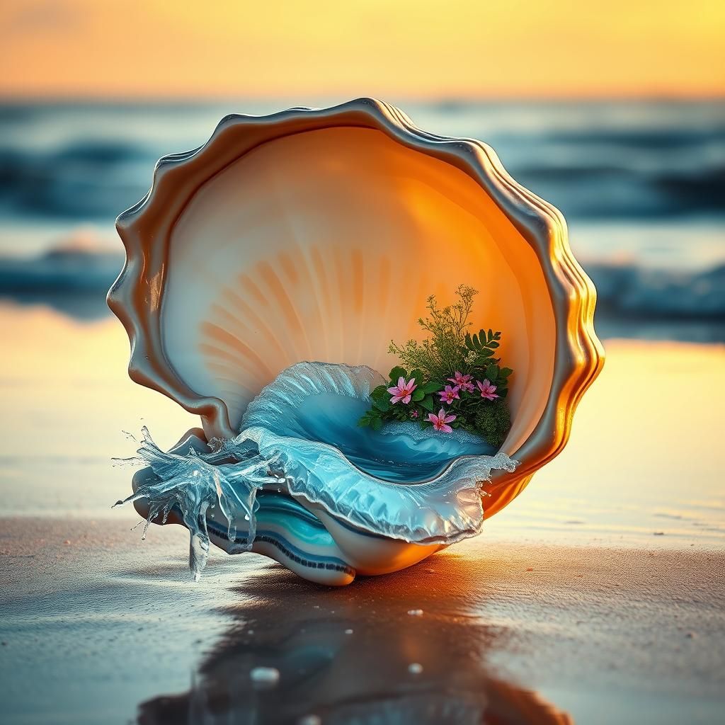 Giant Conch Shell Reveals Miniature World