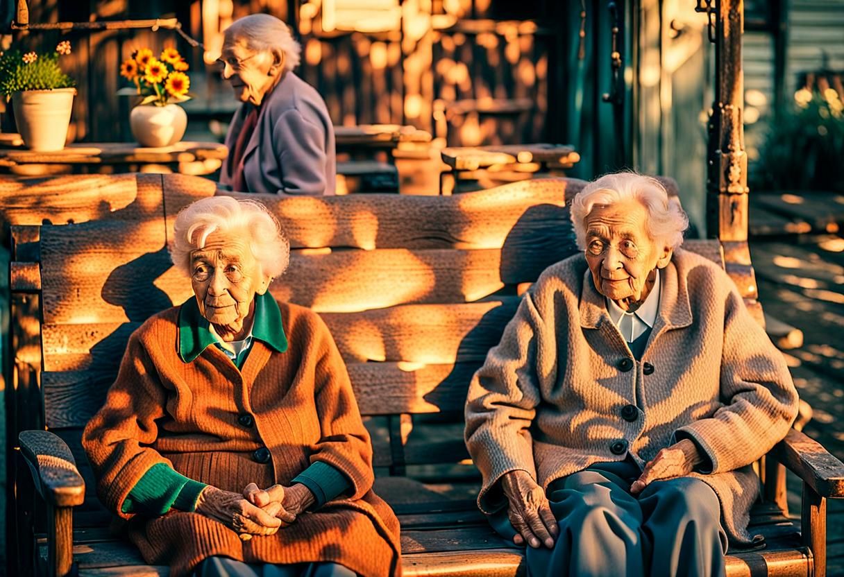 Two old grandmothers 2