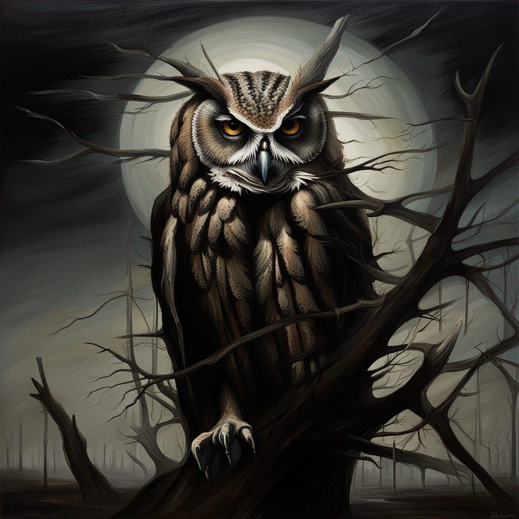 OWL IN THE NIGHT