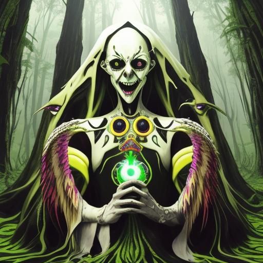 Ghost Lost in Thought: A Surreal AI Creation