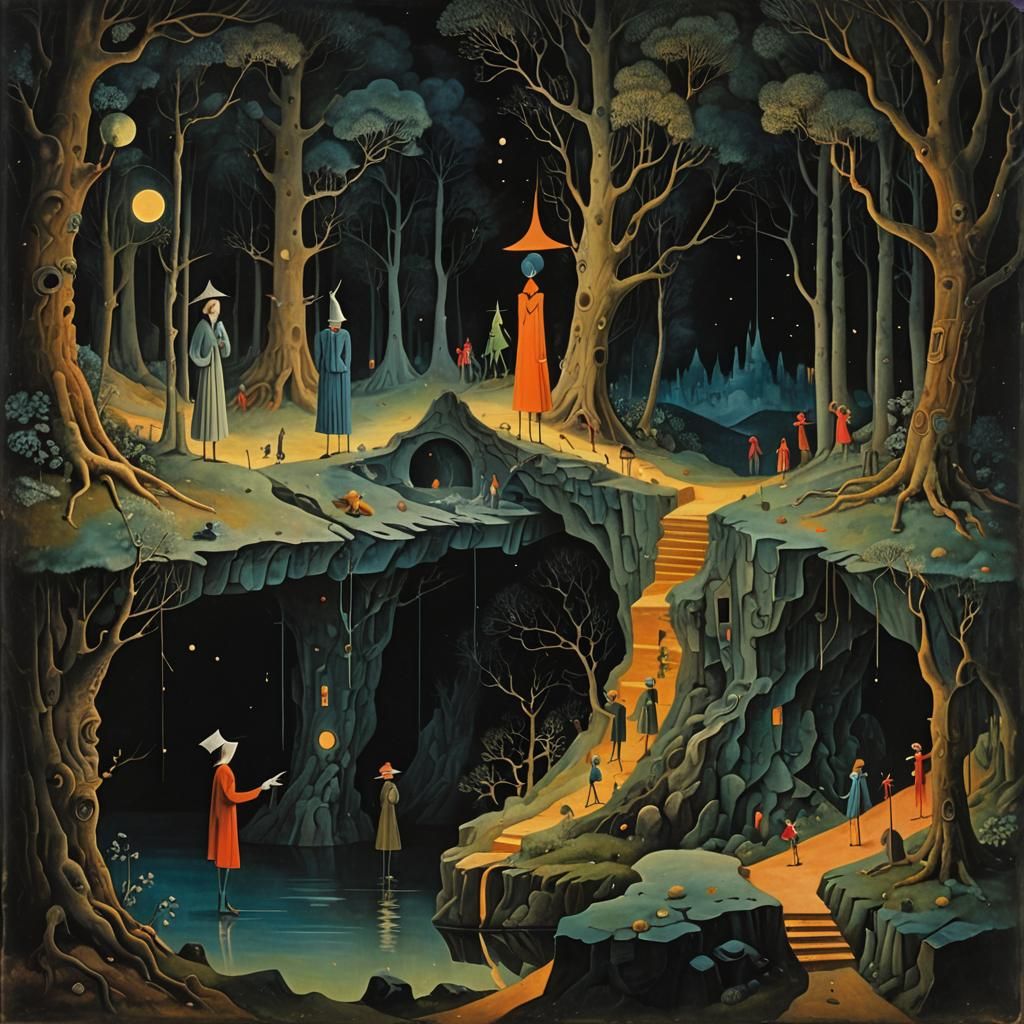 Surreal Underworld Entities in Epic Gathering